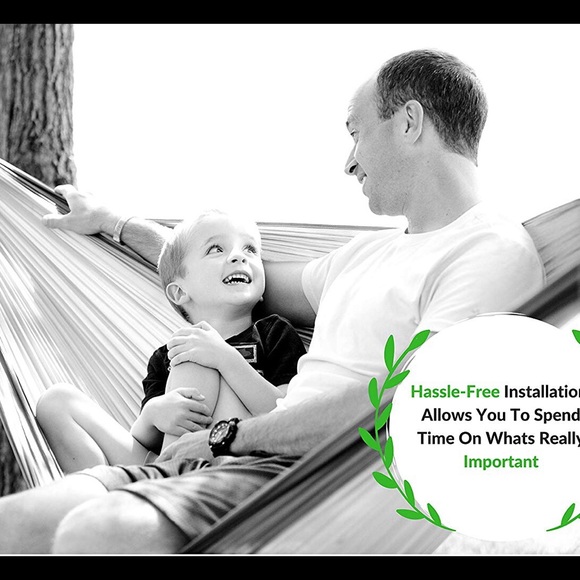 Family Forest Tree Swing Hanging Kit two8 Ft Strap - Picture 7 of 8